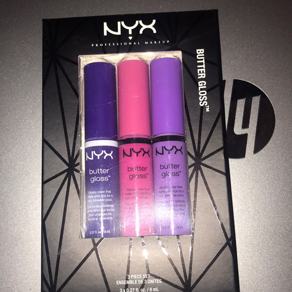 NYX Butter Gloss 3 piece set